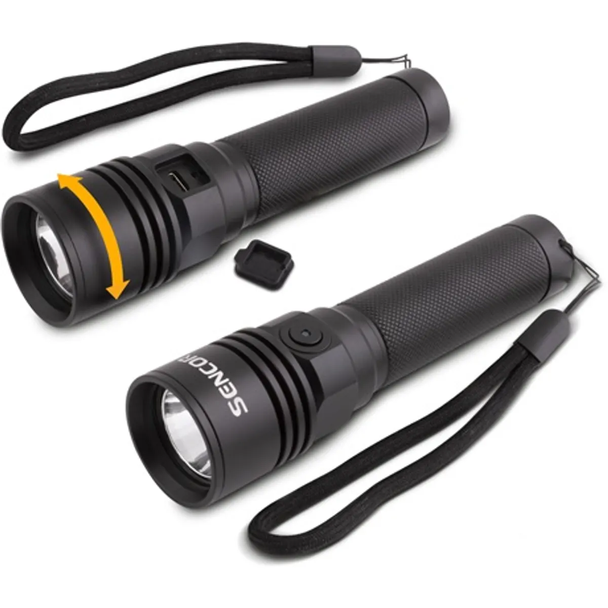 Sencor SLL 400 Újratölthető elemlámpa alumínium 240 lm 3W IPX4 100 m Li-Ion 2000 mAh micro USB #1