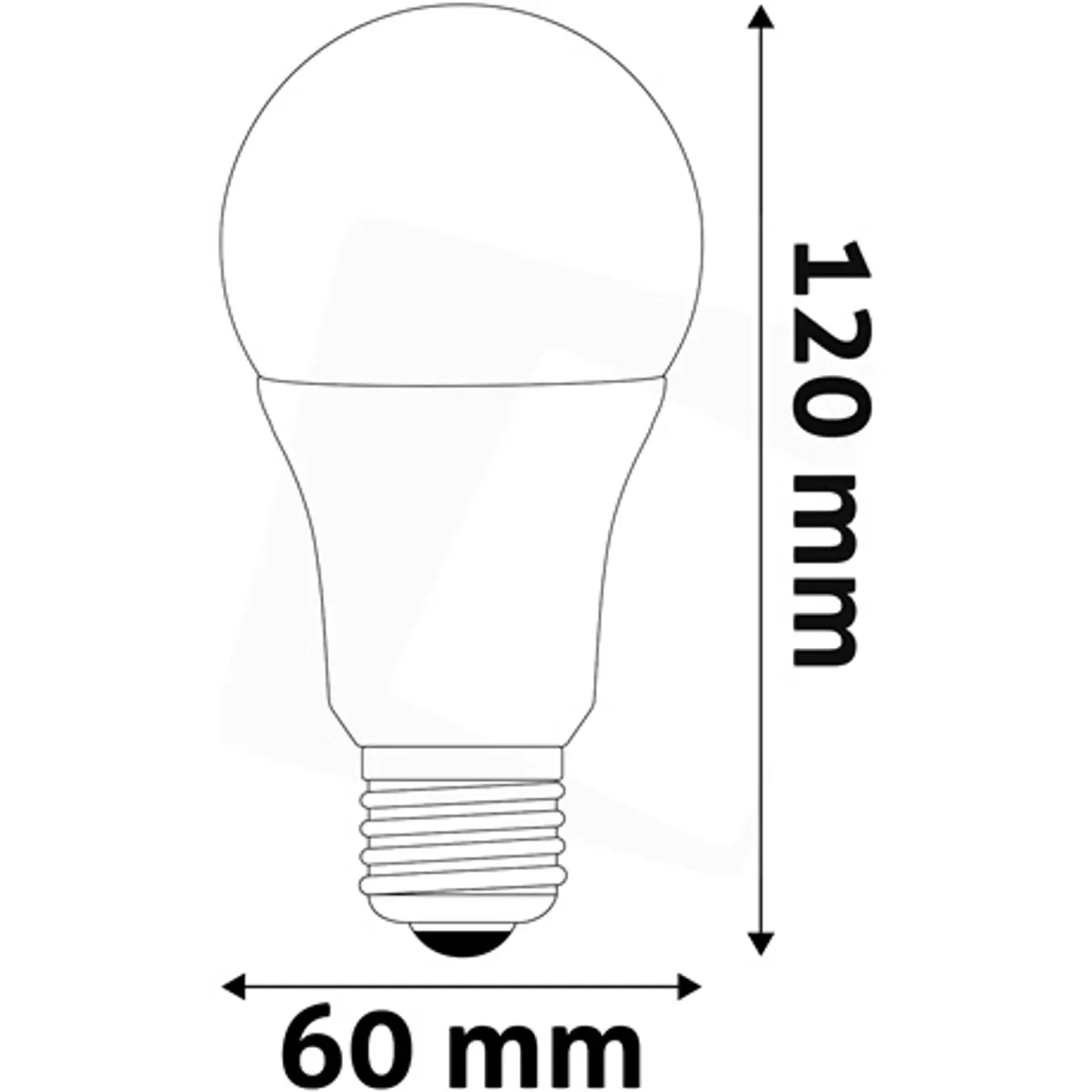 Avide ABG27NW-11W-APD LED Globe A60 NW 4000K E27 11W 1055 lm IP20 #2