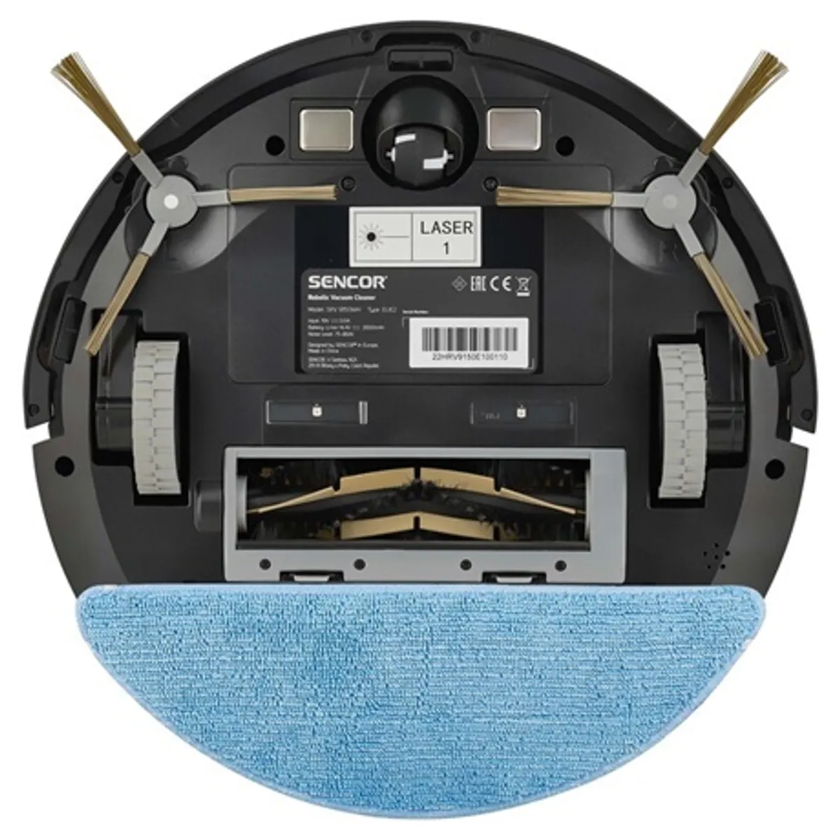 Sencor SRV 9150WH robotporszívó lézeres navigáció, giroszkópos navigáció, UV-C fertőtlenítés, nedves felmosás, HEPA szűrő, 2600 mAh, 120 perc #5