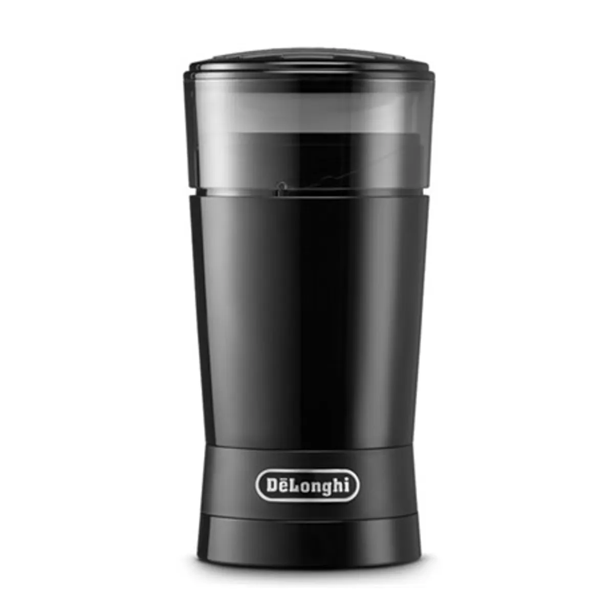 Delonghi KG200 kávédaráló rozsdamentes acélpengék 90 g kávébabtartály Állítható darálási méret Megnyomásra működtethető darálás #1