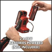 Einhell GP-CT 36/35 LI BL-SOLO fűszegélynyíró 2x18V PXC szénkefe nélküli motor 35 cm vágásszélesség állítható pótfogantyú tipp-automatika távtartó #7