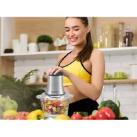 Beper P102ROB001 aprító 1,5 literes tartály 500W 2 sebességfokozat rozsdamentes dupla pengék #8