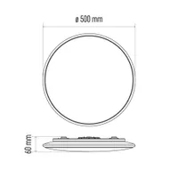 Emos ZM5166 Exclusive LED mennyezeti lámpa 36W 140-2880lm IP20 távvezérlő állítható színhőmérséklet #9