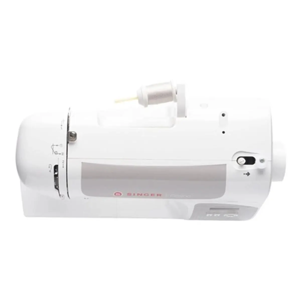 Singer C 5205 GREY Varrógép 80 öltés gomblyuk program szabad kar beépített tűfűző hosszabbító asztal StayBright LED LCD visszafordítás 13 tűpozíció #4