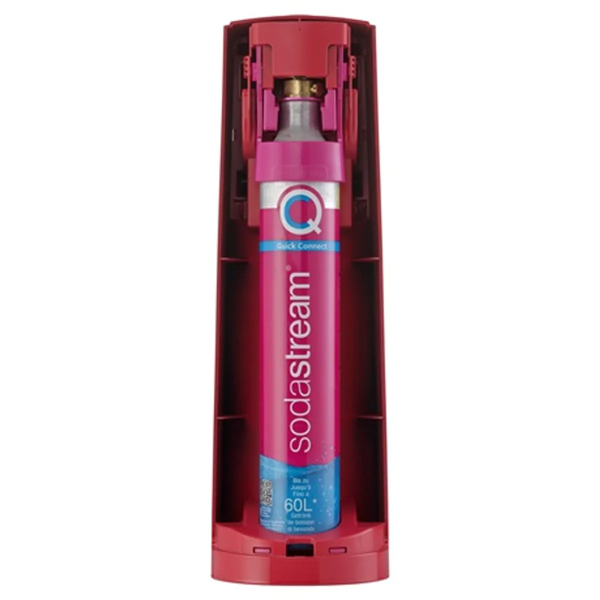 Sodastream TERRA RED CQC Terra piros Quick Connect 1L palack mosogatógépben mosható #3