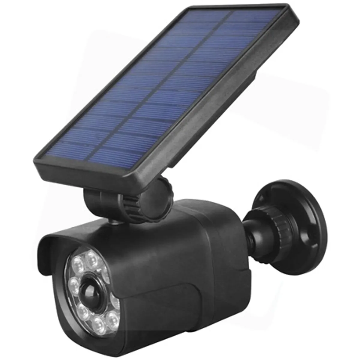 Entac ESLCAM-SMD napelemes fali lámpa kamera PIR, fekete, ABS, 4 W, IP65, 200 lm, 18650 1500mAh, 6 óra #1