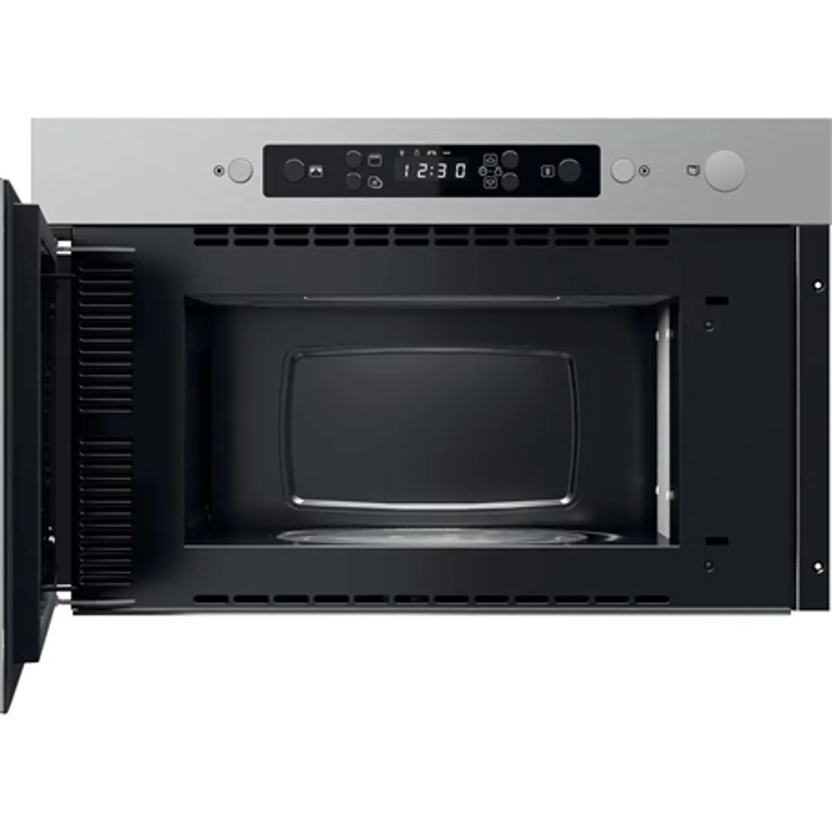 Whirlpool MBNA920X beépíthető mikrohullámú sütő 22 l 750 W grill 3D melegítés oldalra nyíló üvegajtó digitális kijelző JET Start JET Defrost gyermekzár #3