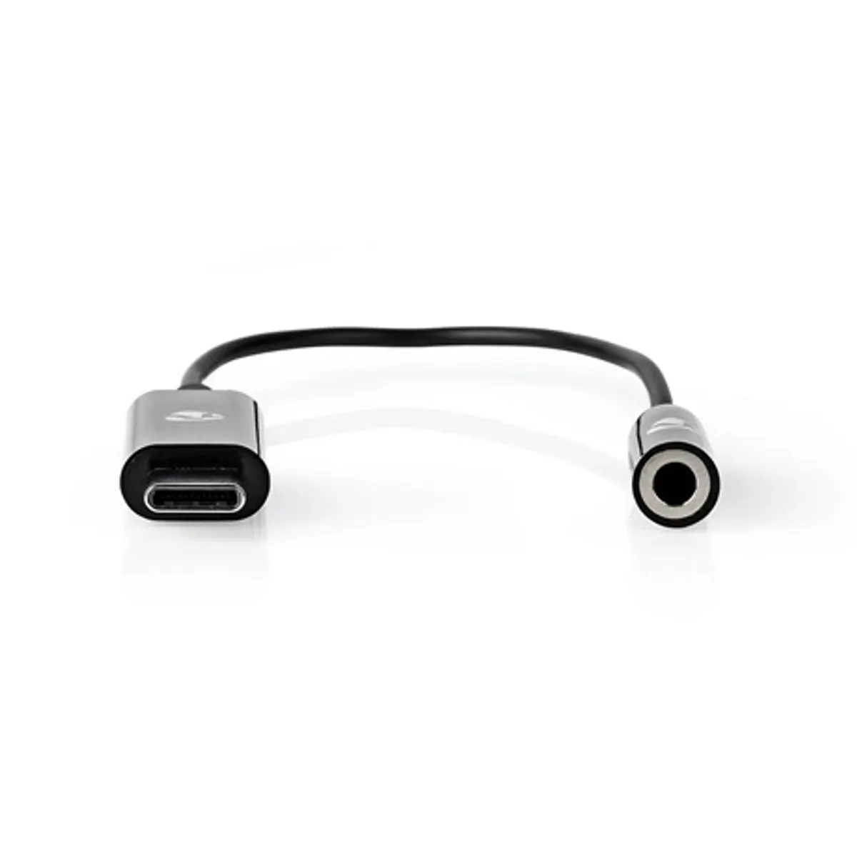 Nedis CCBW65950BK015 USB-C apa - 3,5 mm sztereó anya adapter 15 cm fekete #2