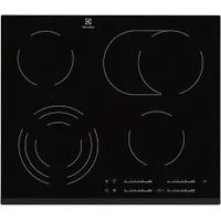 Electrolux EHF6547FXK beépíthető kerámia főzőlap 4 zóna csúszkás érintővezérlés 60 cm #1