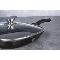 Berlinger Haus BH-6612 grill serpenyő fedővel 28 cm, indukciós kompatibilis, tapadásmentes, PFOA-mentes, sütőben használható #4