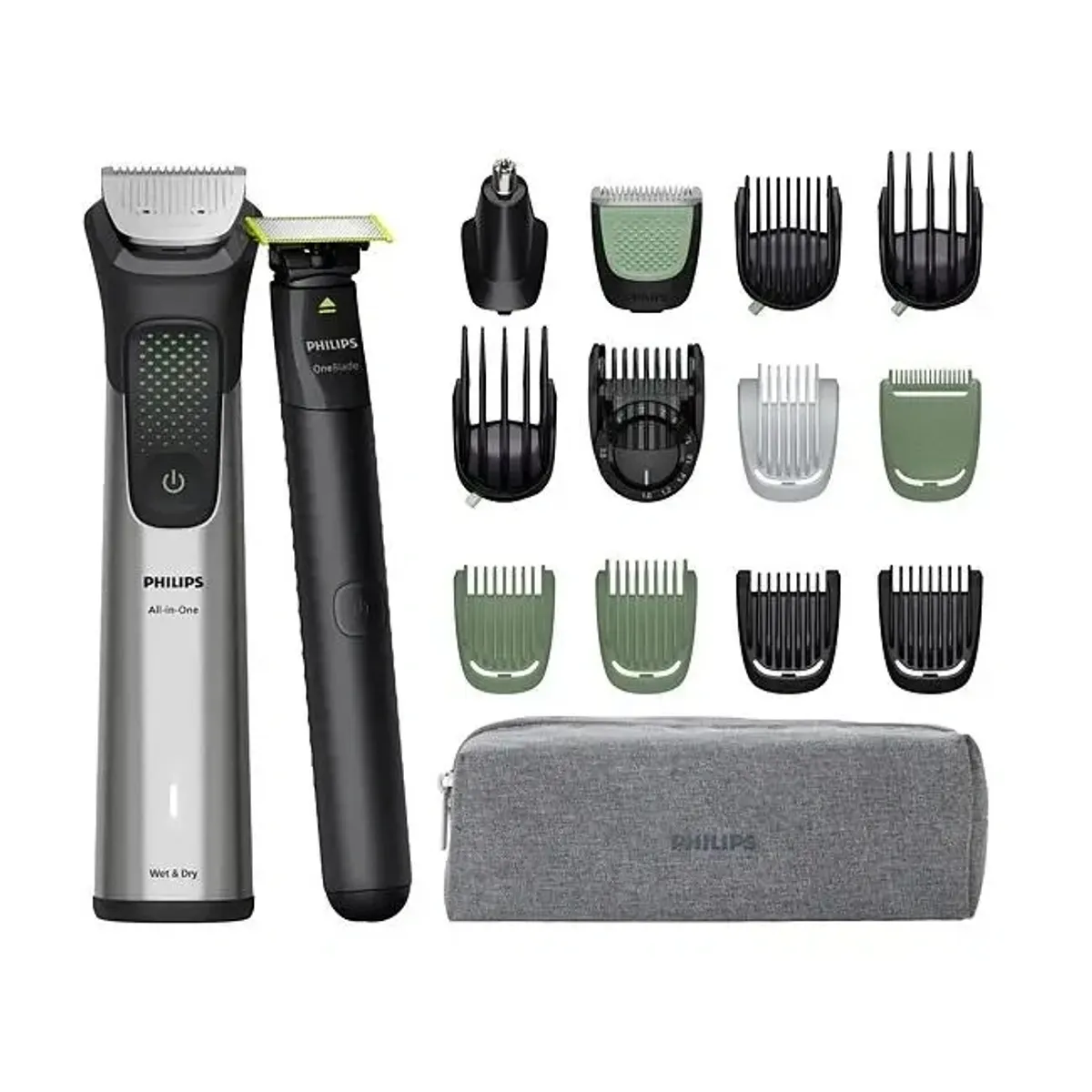 Philips MG9535-15 Series 9000 OneBlade BeardSense vízálló testszőrzet ápoló készlet 27 vágási hossz 0,2-20 mm #1