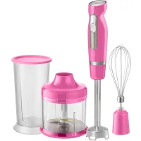 Sencor SHB 4468RS-EUE3 BOTMIXER SZETT 1000 W 0,7 l keverőedény 0,5 l aprítóedény rozsdamentes acél fej 6 titán kés turbo