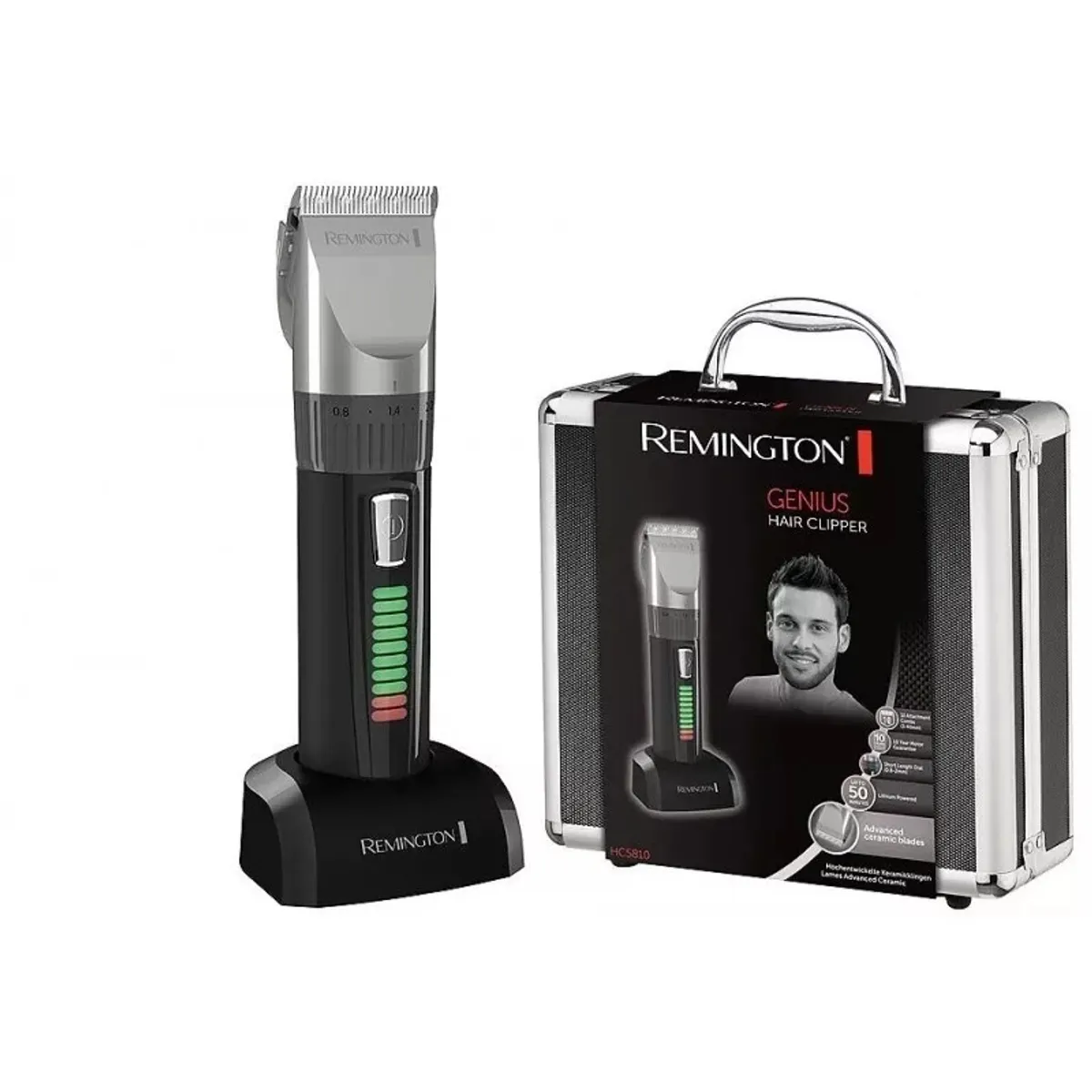 Remington HC5810 hajnyíró vágókések önélező 0.8-2 mm 10 fésű 3-40 mm csúszásmentes markolat hálózati vagy akkumulátoros üzemmód 40 perc led jelző #1