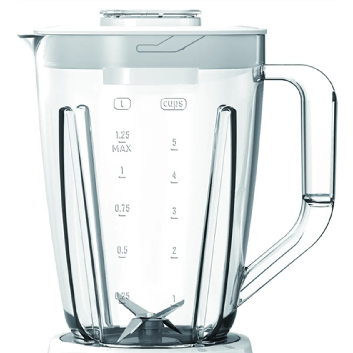 Tefal BL420131 BlendForce 2 turmixgép 600 W, 1,25 l műanyag tartály, 4 pengével, TripAx, 2 sebesség, mosogatógépben mosható #2
