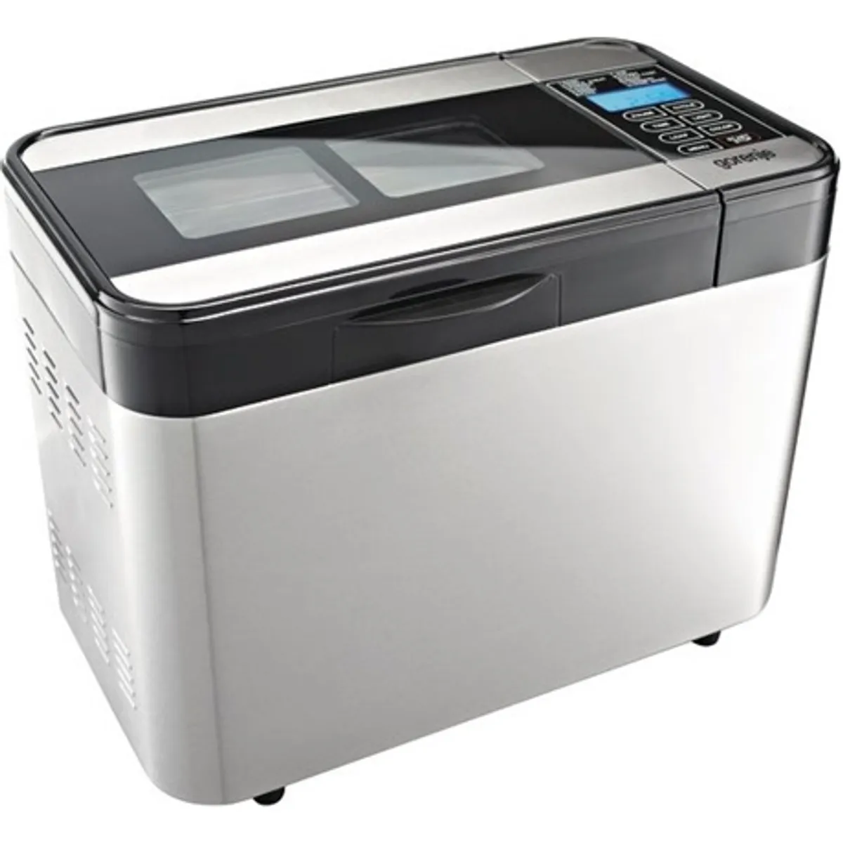 Gorenje BM1400E kenyérsütő gép 12 automatikus program késleltetett indítás LCD kijelző 815 W fekete ezüst #1