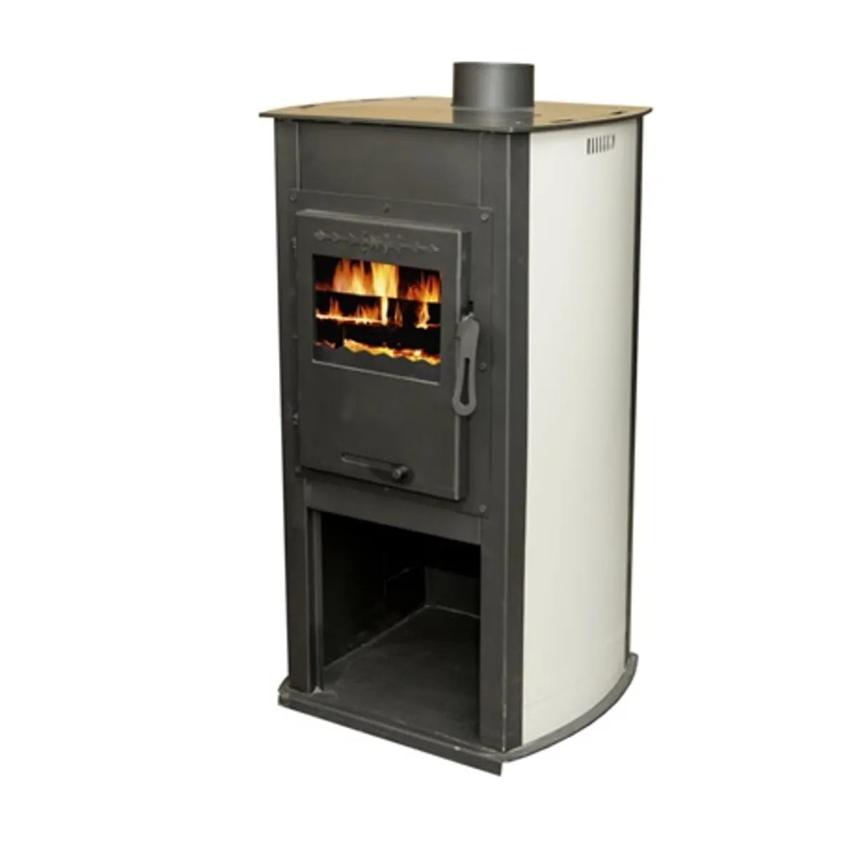 Warnex TERMO ELEGANT BÉZS Termo Elegant 7 kW 120 mm füstcső 60 kg szabadonálló 460x930x460 mm 310x350x360 mm #2