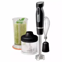 Sencor SHB4379BK botmixer szett 800 W 2 sebesség 0,7 l keverőedény 4 rozsdamentes kés jégzúzás
