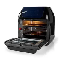 Nedis KAAFO300EBK forrólevegős sütő 12 liter 1500 W 9 programos digitális kijelző 65-200 C #5