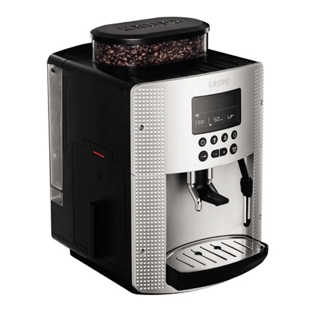 Krups EA815E70 Essential automata kávéfőző 1450 W 15 bar lcd kijelző 2 csésze 2 felhasználói profil gőzfunkció 1,7 l szemes kávé tartó 260 g #2