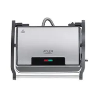 Adler AD3052 elektromos grill 1200W állítható és fixált sütőlapok tapadásmentes bevonat hőálló markolat csúszásmentes talp #3