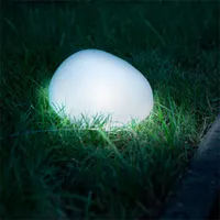 Garden of Eden 11768 Leszúrható szolár lámpa kavics forma IP44 melegfehér led #2