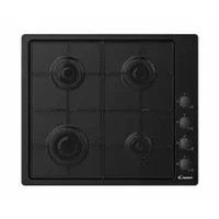 Candy CHW6LBB beépíthető gáz főzőlap 4 zóna fekete 60 cm gyújtás