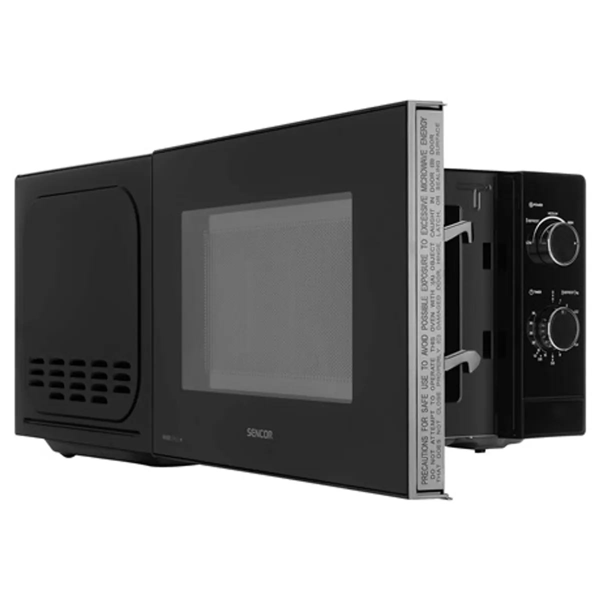 Sencor SMW 1719BK Mikrohullámú sütő, 20L, 700W, 25,5 cm forgótányér, bal oldali ajtónyitás #5