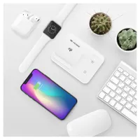Yenkee YAC 5301 WH Vezeték nélküli töltő 15 W 3 az 1-ben Qi kompatibilis iPhone Watch AirPods #4