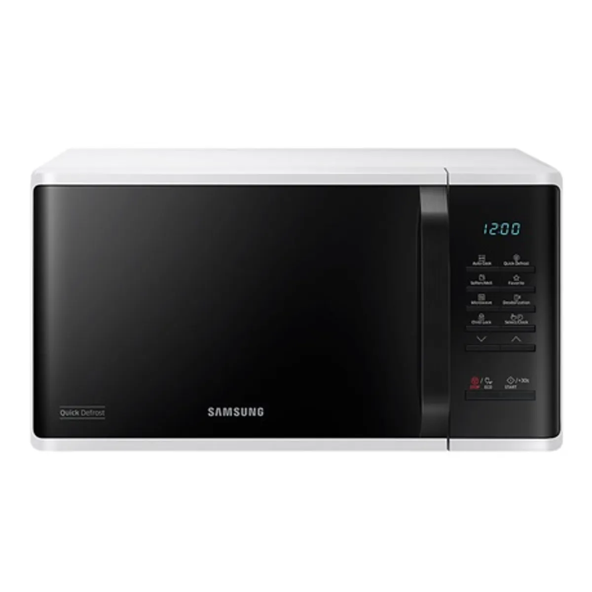 Samsung MS23K3513AW/EO mikrohullámú sütő 23L érintőgombos kerámia belső Gyors kiolvasztás melegentartás #1