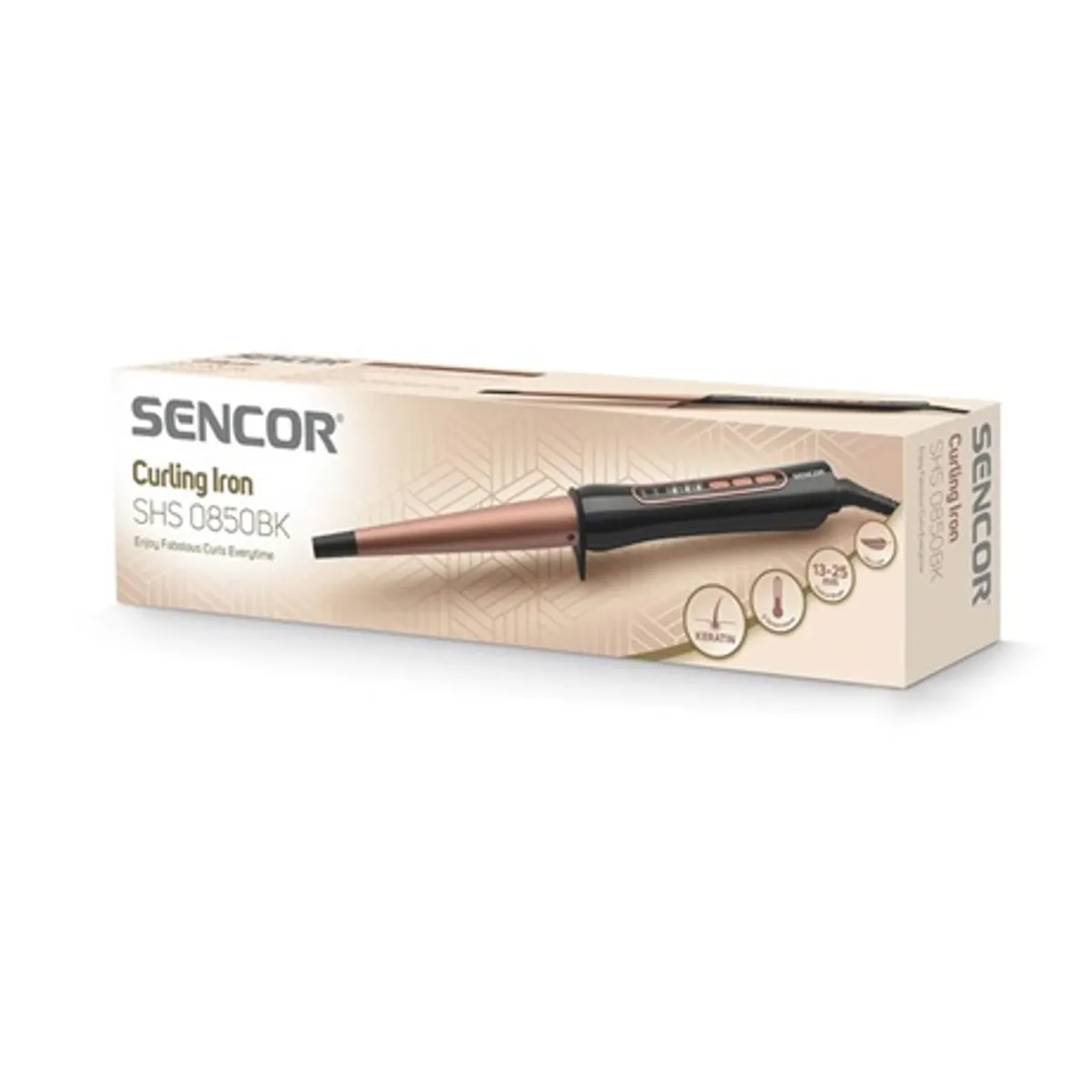 Sencor SHS 0850BK Hajformázó 13-25 mm keratin kerámia felület 5 fokozat 42 W 60 s automata kikapcsoló 360 fokos vezetékcsatlakozó támasz #2