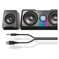Yenkee YSP 215BK hangszóró 2x3" 2x2" USB 5V 1A 150Hz-20kHz #4