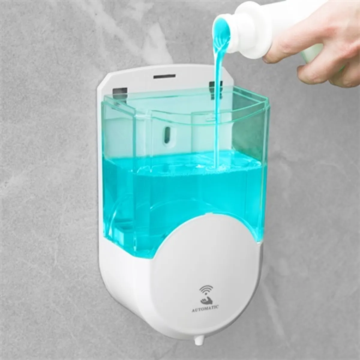Vog und Arths 51120A szappanadagoló szenzoros 600 ml fehér falra szerelhető IP44 4xAA #4