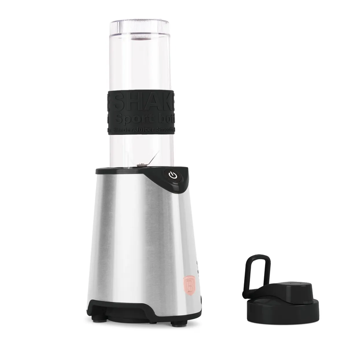 Berlinger Haus BH-9601 smoothie készítő rozsdamentes acél test 18/10 pengék jégtörő funkció 400W 2 db 500 ml pohár #3