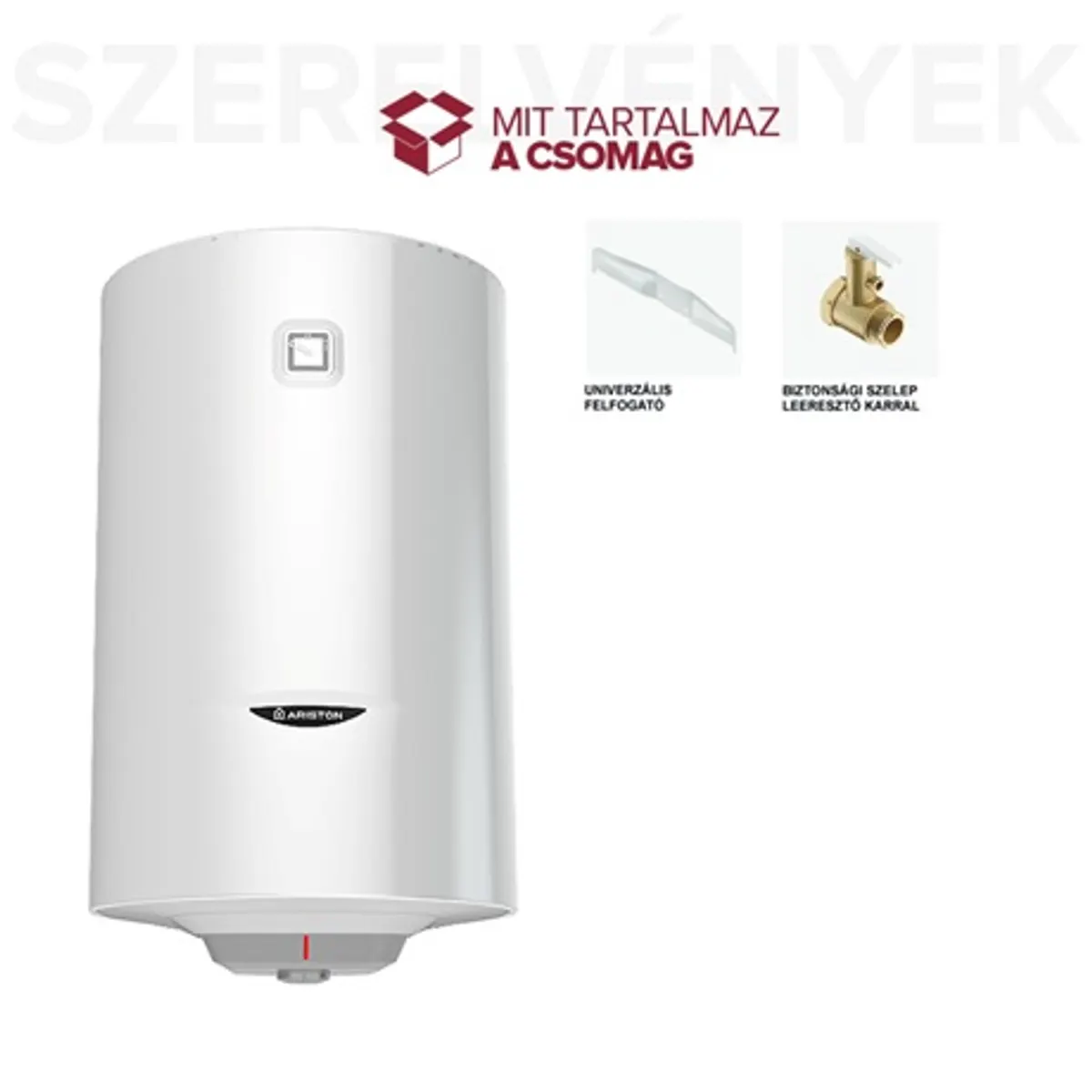 Ariston PRO1 R 100 VTD 1,8K EU Forróvíztároló kapacitás 100 l 230 V 1,8 kW fűtőspirál jobb max nyomás 8 bar max vízhőmérséklet 75 C #3