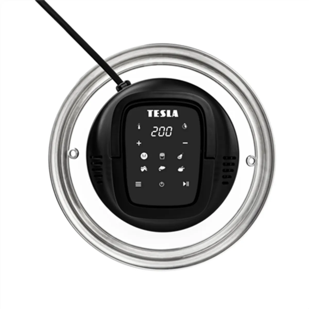 Tesla Q10 AirCook fedő 22-24 cm 5 program 60 perc érintőképernyő 1200 W 40-200 C #3