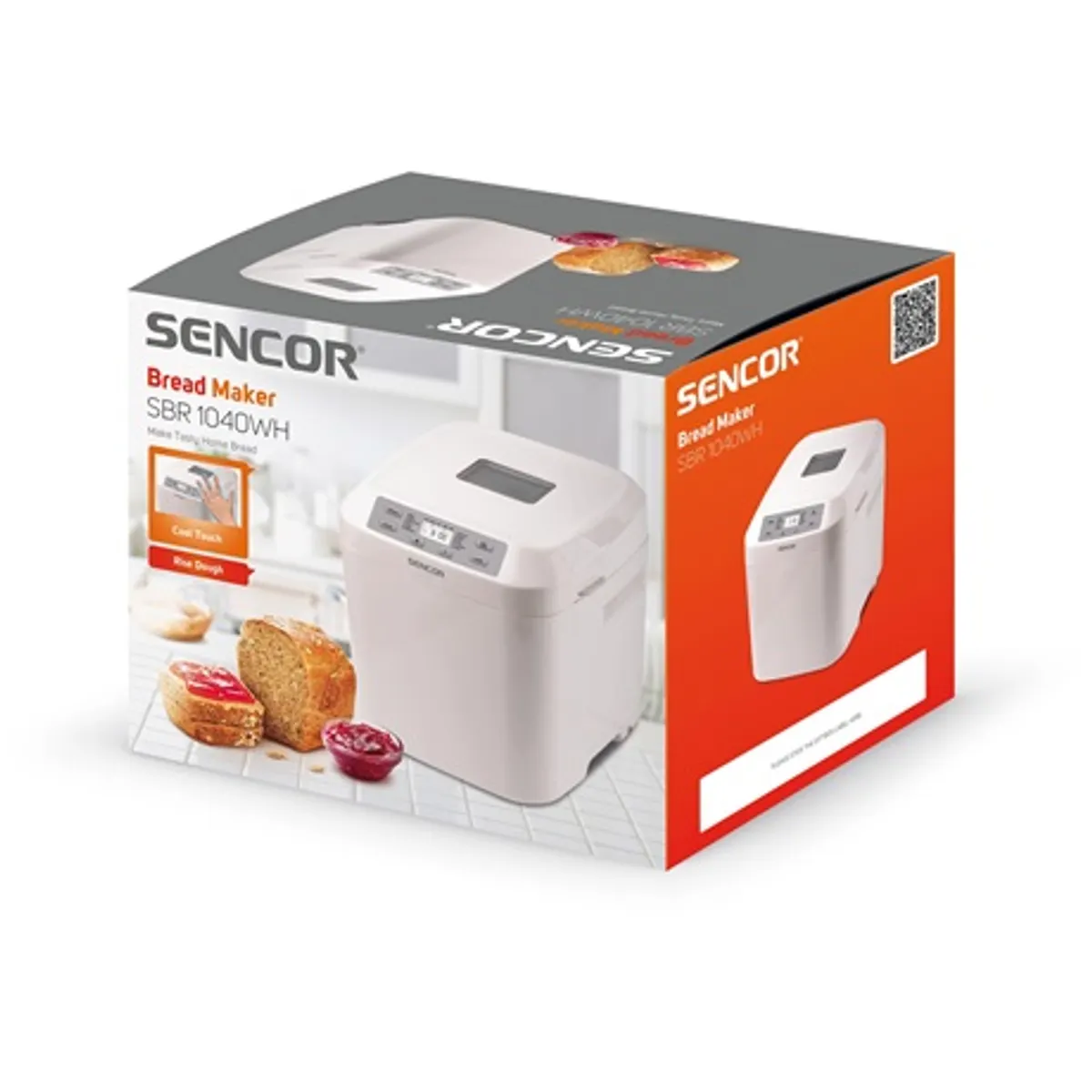 Sencor SBR 1040WH kenyérsütő 10+2 program, max 900 g, lekvárfőző program, dagasztó program, késleltetett sütés 13 óra, melegen tartás 60 perc #7