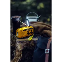Adler AD1197 napelemes készülék FM/AM vevő USB töltés dinamó töltés SOS 3,5 mm jack #6