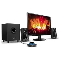 Genius SW-G2.1 300X 2.1 hangfal szett 4" sub 2x2.6" szatellit RMS 10W 25Hz-200kHz; 200Hz-18kHz bemenet 3.5mm #3