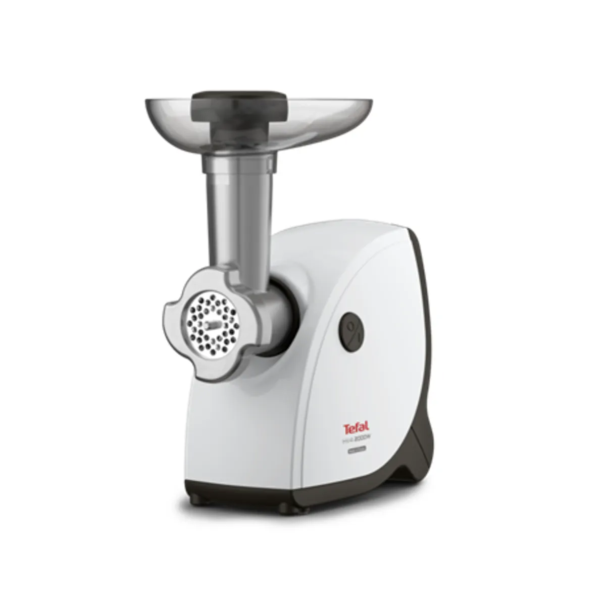 Tefal NE463138 húsdaráló 2000 W 3 rozsdamentes acél rács 3 mm, 5 mm, 8 mm kolbásztöltő és virsli készítő kiegészítőkkel #1