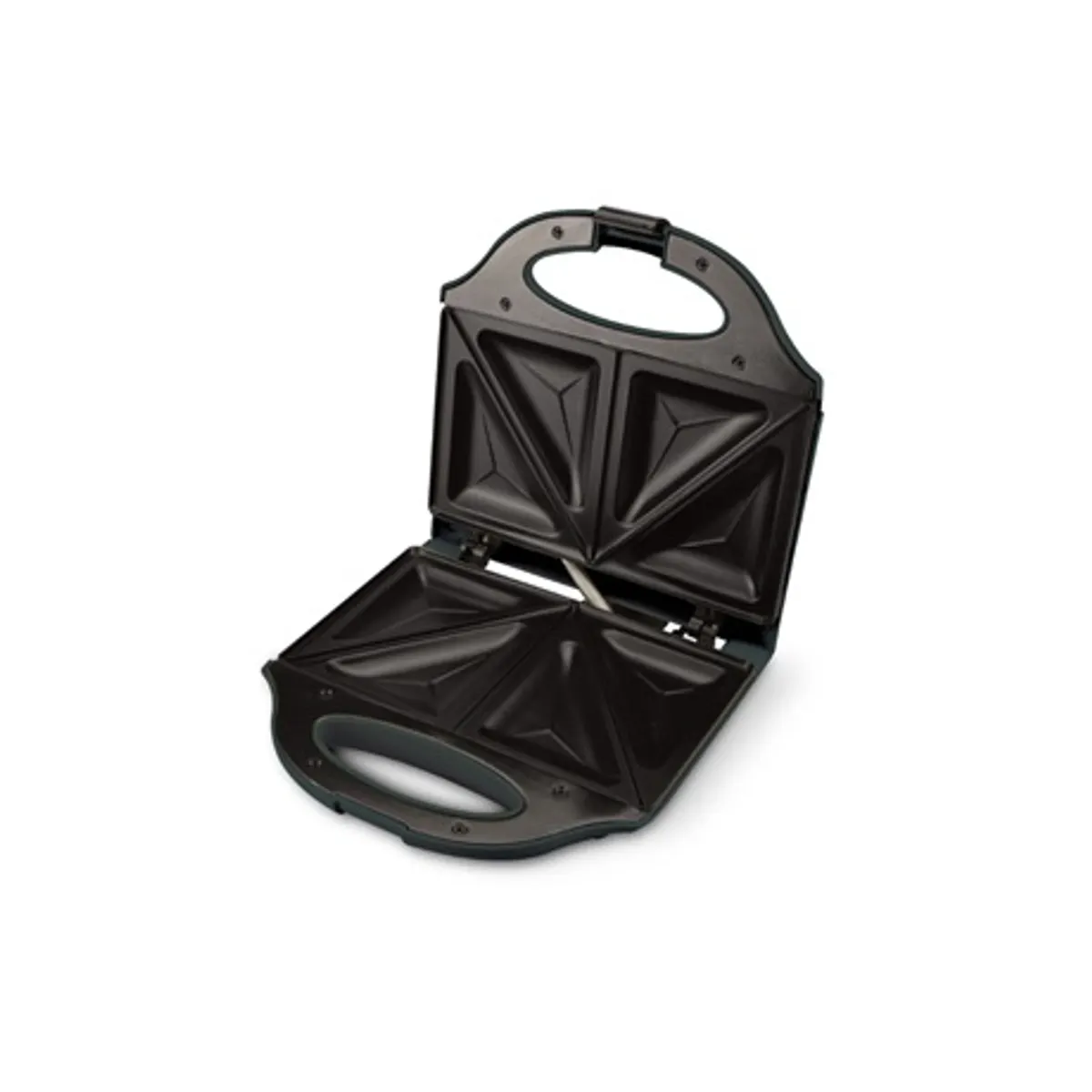 Kalorik SM1090 szendvicssütő 750W inox géptest tapadásmentes borítás állandó thermosztát fény jelző háromszög alakú szendvicsek #2