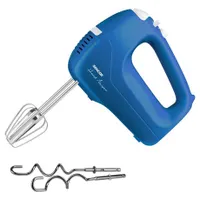 Sencor SHM 5402BL KÉZI MIXER 200 W 5 fokozat Turbo rozsdamentes acél habverő és dagasztószárak fehér-kék #1