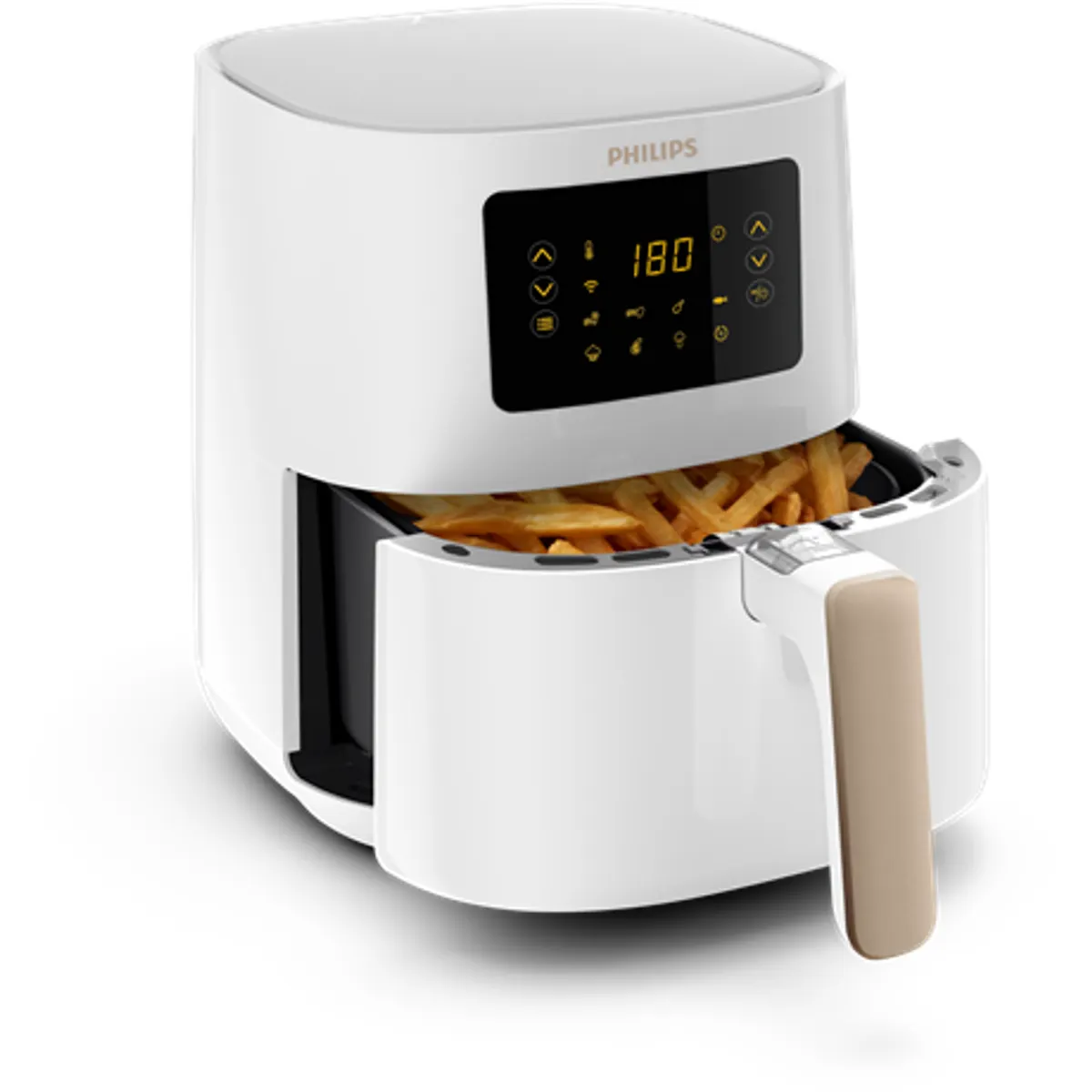 Philips HD9255/30 Airfryer 5000 Series fehér 4,1 L 1400 W 12 az 1-ben RapidAir Twin TurboStar LED kijelző automatikus kikapcsolás #4