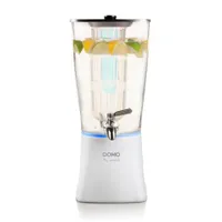 Domo DO9197LD Limonádé készítő és adagoló 4 literes TRITAN tartály rozsdamentes kifolyó infúziós gyümölcstartó betét LED fény 3 óra kikapcsolás #2