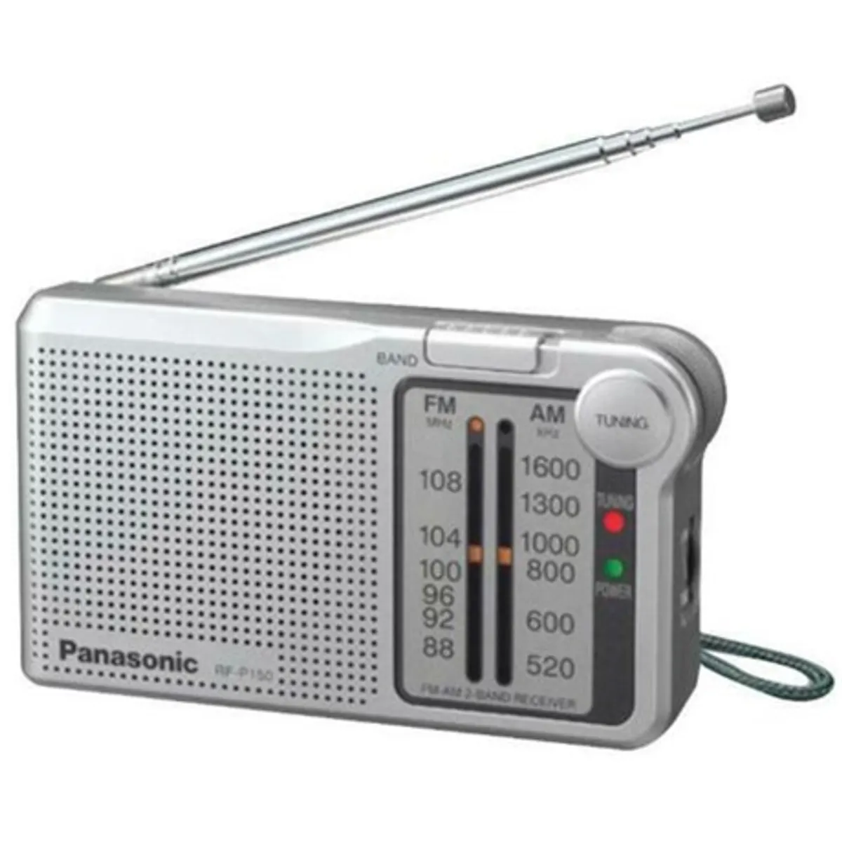Panasonic RFP150DEGS RFP150 elemes működés, 125 órás üzemidő, egyszerű hangolás, 5.7 cm hangszóró, fejhallgató csatlakozó, zsebbe rakható #1