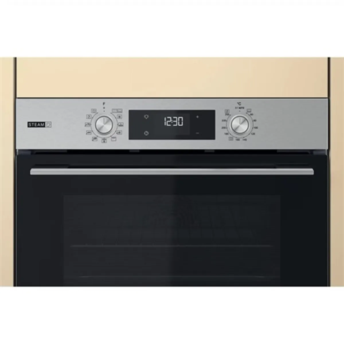 Whirlpool OMSK58HU1SX Beépíthető sütő inox A energiaosztály gőz funkció hidrolitikus tisztítás digitális kijelző teleszkópos sín 71 l 59,5x59,5x55,1 cm #8