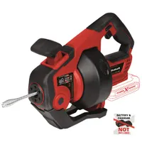 Einhell TE-DA 18/760 LI - SOLO csőtisztító 7 mm spirál, 7.6 m, 16-55 mm, 560 min-1, LED, Softgrip, Power X-Change kompatibilis #1