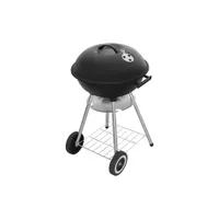 Fieldmann FZG 1009 grill kerti faszenes 41 cm krómozott grillrács fedél kerekekkel #1