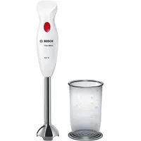 Bosch MSM24100 CleverMixx Baby botmixer 400 W fém szár 4-szárnyú kés nemesacél mixerkehely fröccsenésgátló levehető szár