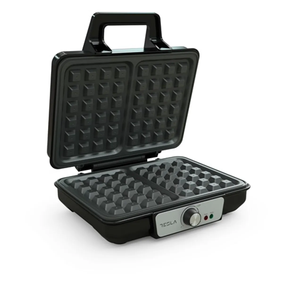 Tesla WM200BX gofrisütő 1000 W 230x168 mm fekete-inox #3