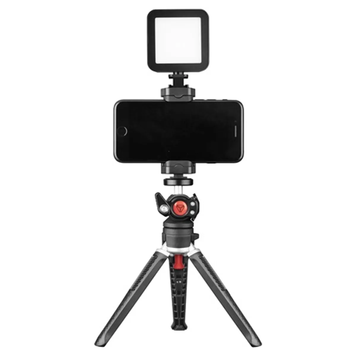 Yenkee YSM 720 Vlog készlet LED lámpa 9W 56 LED 800 lm 6000K USB-C 2000mAh telefon tartó 56-68mm #2